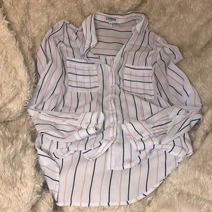 Express Portofino Slim Fit Blouse